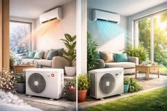 différence entre une pompe à chaleur et une climatisation réversible