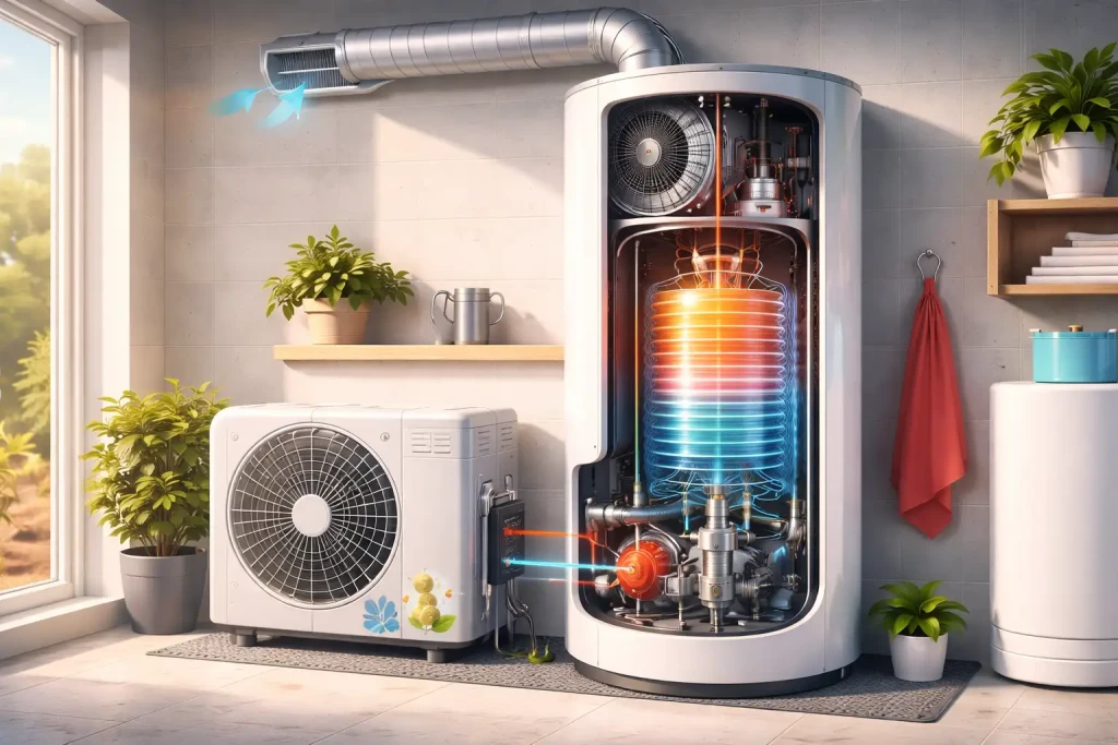 composants clés d’un chauffe eau thermodynamique