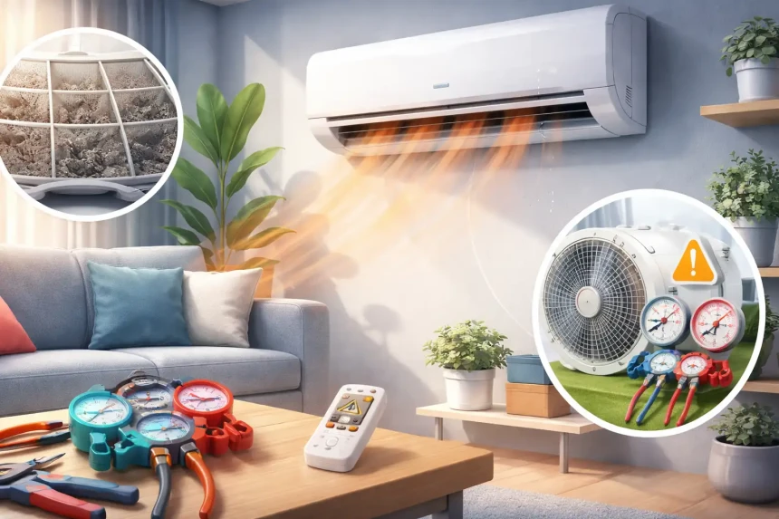 ma clim ne fait plus de froid