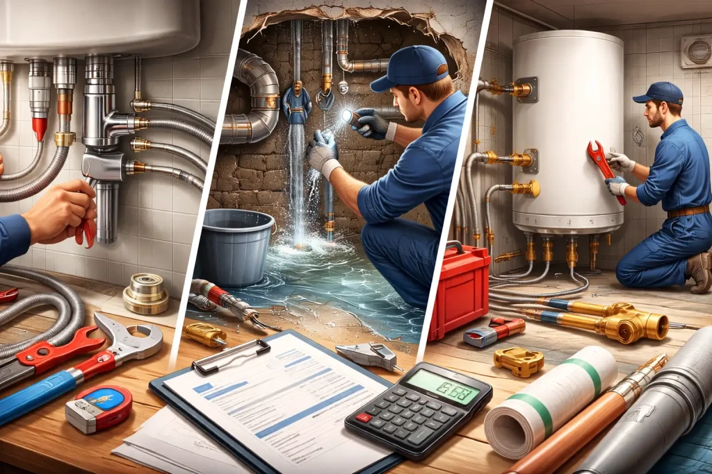 type d’intervention sur le montant du devis