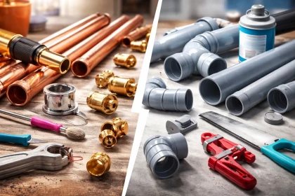 choisir du cuivre ou du PVC pour sa plomberie